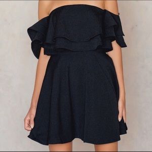 Keepsake Off the Shoulder Ruffle Dress